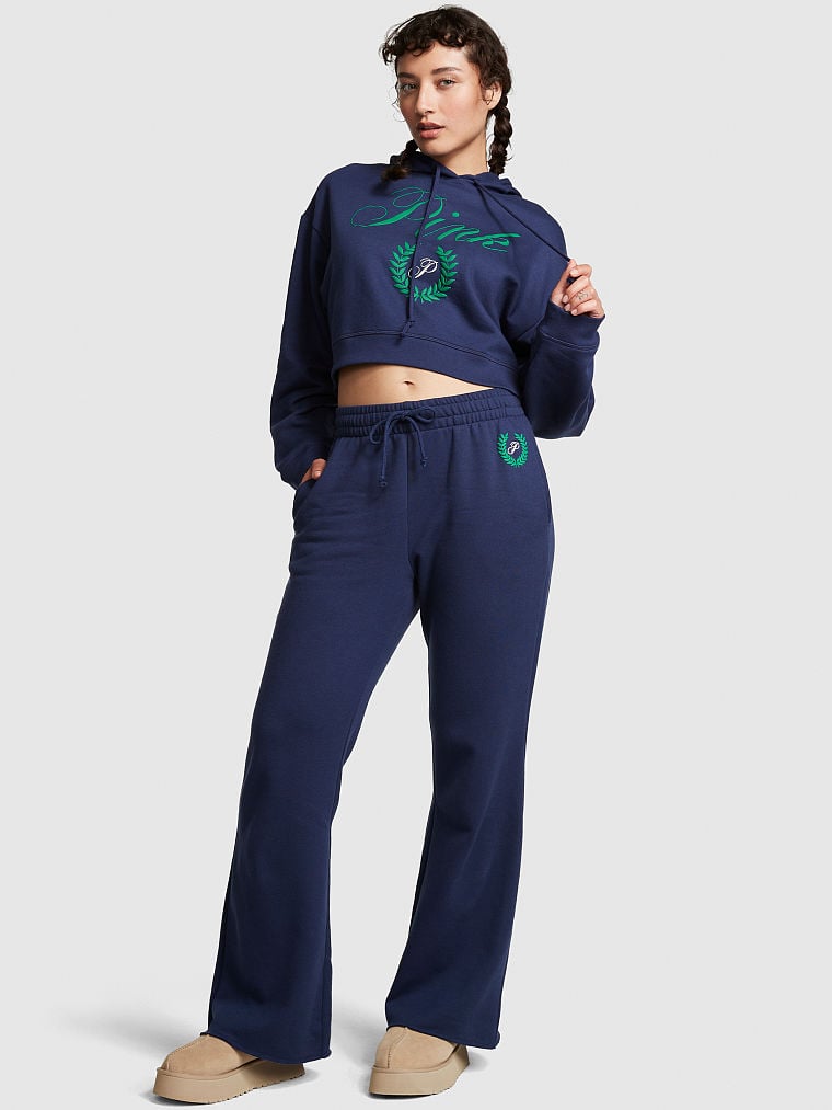 Buy Pink Everyday Fleece High-Waist Flare Sweatpants Online in Kuwait City