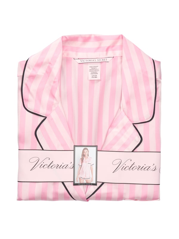 Victoria secret silk pajamas deals
