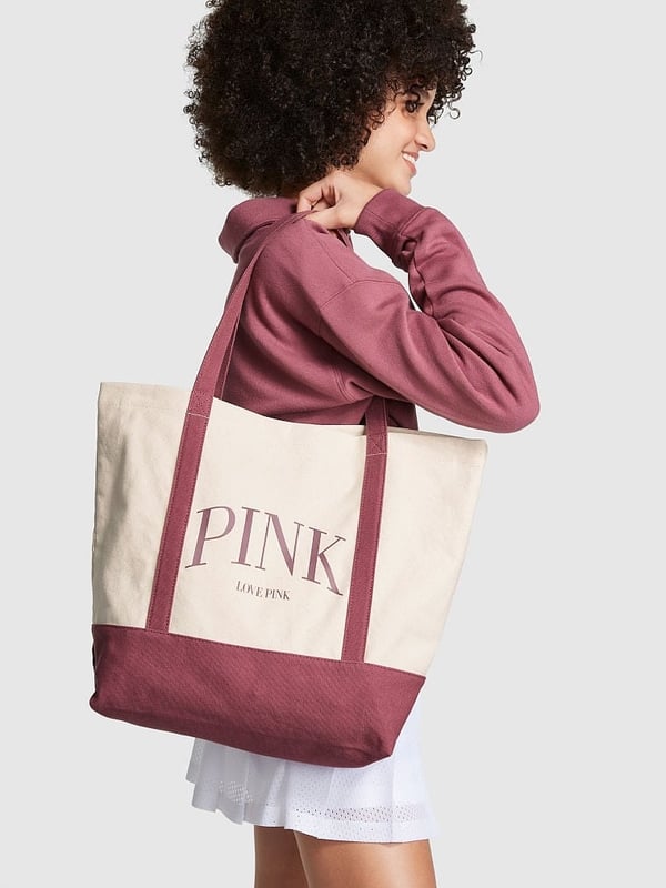 Victoria secret best sale pink tote
