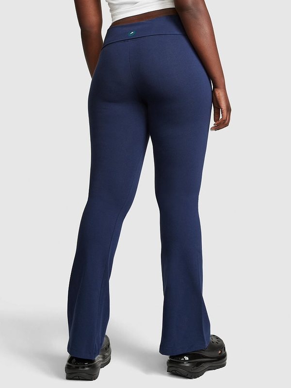 Buy Pink All Day Cotton Foldover Flare Leggings online in Kuwait City Victoria s Secret Kuwait