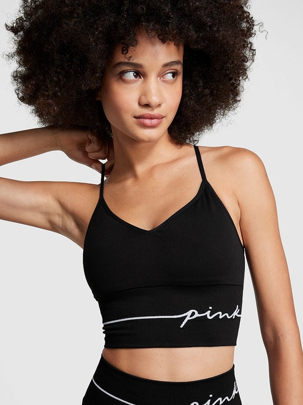 Seamless longline bra online