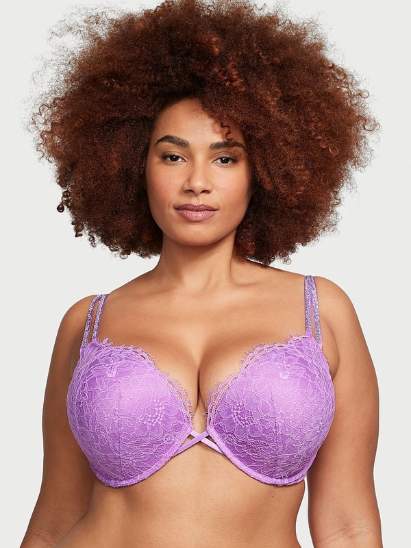 Buy Very Sexy Bombshell Add-2-Cups Shine Strap Lace Push-Up Bra Online in  Kuwait City