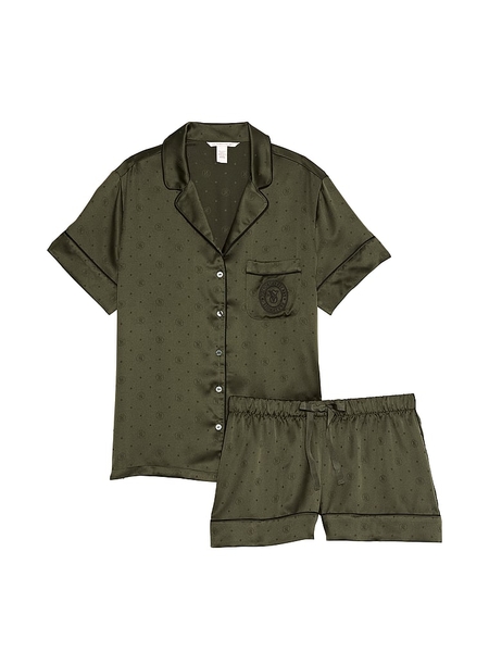 Victoria secret silk short pjs 2025